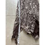 Adrianna Papell Vintage Dress Womens 10 Brown Silk Maxi Babydoll 90s Fairy Party Photo 6