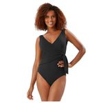 Tommy Bahama NWT  Pique Colada Wrap Front Swimsuit Size 10 Photo 1