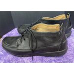 Easy Spirit  Womens Size 9 Narrow Black Ankle Lace‎ Up Flats Shoes Boots Adagio Photo 2