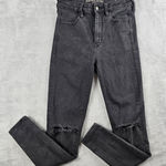 American Eagle  Super Stretch Super High Rise Jegging Black Women's Size 4 Photo 0