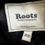 Roots  Wool Jacket Herringbone Waterproof Mid Length Hooded Full Zip Gray Medium Photo 4