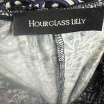 Hourglass Lilly violet purple lavender & ivory boho strapless maxi dress XS Photo 5