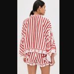 Farm Rio Red & White Floral Chains Shirt XS Photo 2