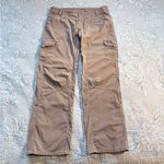 Kuhl Legendary Women’s Tan Roll-Up Snap Cargo Hiking Outdoor Pants – Size 14🧡 Photo 1