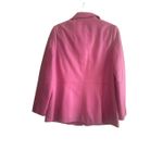 Nordstrom  Pink Lambskin Leather Buttery SOFT Blazer Coat Size Petite Large Photo 1
