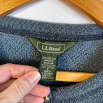 LL Bean Button Front Cropped Layering Knit Cardigan Casual Conservative Size SM Blue Photo 4