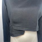Area Stars Black Cropped Long Sleeve Top Women’s Large NWT Photo 4