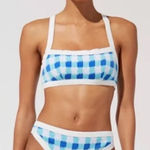 Revolve Solid And Striped The Scottie Bikini Top In Greek Blue Sz S Photo 0