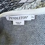 Pendleton  one button Cardigan Linen Cotton Size XL Argyle Diamond Pattern Photo 5