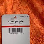 Free People Galloon Lace Bralette Neon Orange XS Photo 6