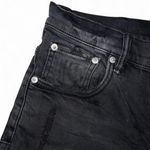 Purple Label NWT! Purple Brand DROPPED FIT MID RISE SLIM LEG Size 29 Black Distressed Skinny Photo 5