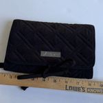 Vera Bradley All Wrapped Up Jewelry Roll Travel Case black microfiber Photo 3