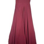 Ever Pretty  V-Neck High Low Chiffon Evening Party Dress Size US 6 Burgundy Photo 6