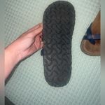 Birkenstock  Betula Navy Mia Soft Birko-Flor Toe Strap Sandal 39/8 Photo 1