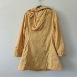 Rainforest Annette Ruffle Front Butter Yellow Packable Rain Jacket L Size L Photo 1