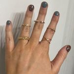 None Bohemian Gold Ring Set 💛 Lot 10 Photo 1