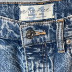 Free People  Women's Georgine Mom Distressed Denim Jean Button Fly‎ Size 31 Photo 2