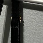 AMBER X MESHKI size XL black posh velvet strappy bustier top Photo 6