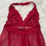 Victoria's Secret  Red Lace Babydoll Lingerie Medium Photo 5