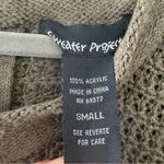 Sweater Project ⭐️  Khaki Olive Green Short Sleeve Sweater Tunic Size Small EUC Photo 2