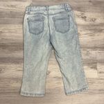 Bandolino  Blue & White Striped Cropped Women's Mandie Stretchy Jeans Size 6P Photo 1