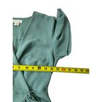 Monteau Green Flutter Sleeve Dress Short Sleeve Size S | 43-43 Photo 5