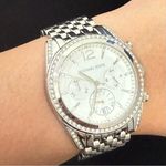 Michael Kors  MK5834 Pressley Chrono Bling Silvertone Stainless Steel 39mm Watch Photo 7