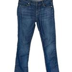 Rich & Skinny Sleek Nightshift Blue Jeans Whiskered Denim Womens Size 25 USA Photo 2