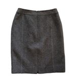 Carlisle Skirt Wool Blend Black Gray Tweed Career Office Tailored Pencil Size 10 Photo 4
