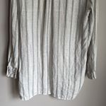 CP Shades  Linen Button Long Sleeve Tunic Dress Medium Photo 8