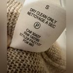 Brochu Walker  Linen Blend Open
Cardigan Sweater Size S Tan Oatmeal
3/4 Sleeves Photo 4