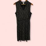 Anne Klein Cute flowy sleeveless jersey knit elastic waist dress pockets floral Photo 1