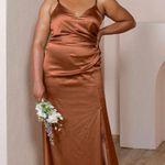 Revelery Revelry Satin Bridesmaid’s Dress Photo 0