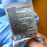 H&M Striped Sleeveless Blouse, Blue, White, Size 2 Photo 5