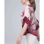 White House | Black Market ✨ Women's Tops Island Print Floral Kimono Sz S Blouse✨ Photo 1