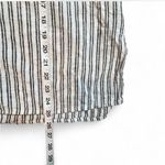 Jason Wu  Linen blend Button down striped top XS Photo 2