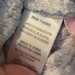 Loura Puff sleeve ruched crop top blue gingham XL Western 100% Cotton Photo 4