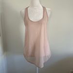 Lululemon light pink mesh racerback tank top Photo 2