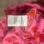 THML Pink & Red Cotton Flutter Sleeve Collared Blouse - Women’s Medium Photo 4