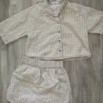 Clad & Cloth Checkered Matching Set Photo 0