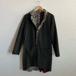 LOGO By Lori Goldstein LOGO Lori Goldstein Reversible Fleece Coat Multicolor Snap Photo 4