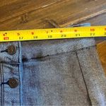 Poetic Justice Juliana High Waisted Midi Skirt Button Front Two Tone Multi Media Blue Size undefined Photo 5