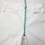frame denim  Le Crop Mini Boot Women's Flare White Jeans Size 28,  Style# LCMB790 Photo 7