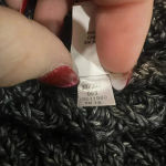 Victoria's Secret  Gray Wool Blend Short Sleeve Knit‎ Pullover Sweater - Medium Photo 3