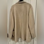 Premise Suede Brown Faux Taupe Jacket XL | Quiet Luxury Neutral OfficeCore Layer Photo 2