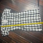 Loft Checkered casual dress v-neck button down work retro coastal business casual Photo 6