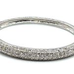 Lia Sophia  Silver Played with Crystal Accent Bracelet Photo 0