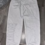Charlotte Russe white jogger sweatpant Photo 1