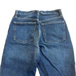 We The Free  Free People Dark Wash Jeans Distressed Raw Chewed Hem Size 27 Photo 6