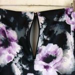 Torrid Floral Skater Swing Skirt Women Plus Size 3 Purple Black Watercolor Print Photo 8